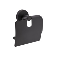8126 BLACK Тримач для паперу закритий GLORIA, чорний матовий 8126 BLACK Тримач для паперу закритий GLORIA, чорний матовий