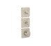 Термостат Axor Citterio C 380/120 для 3-х споживачів, Brushed Nickel (49710820)