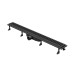 Трап линейный AQUA 70cм и решеткой Line mattblack Koller Pool