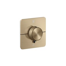 Термостат скрытого монтажа ShowerSelect ID Softsquare на 2 функции, Brushed Brass (36754950)