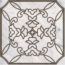 Вставка Tozzetto Classico Bianco Carrara Bronze 7x7 Cut On Size з колекції Cut On Size Вставка Tozzetto Classico Bianco Carrara Bronze 7x7 Cut On Size з колекції Cut On Size Cut On Size Керамічна плитка Vallelunga