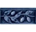 Бордюр (7.5x15) 30555- Listelloolivebluenavy - The Traditional Style з колекції The Traditional Style Settecento