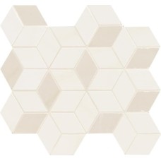 Мозаїка White Tessere Rombi 26x28 Newluxe з колекції Newluxe Newluxe Керамическая плитка Marca Corona