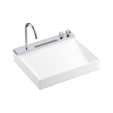 Умивальник Avalegra AquaUnit 580/475 без переливу QuickClean+ зі змішувачем, Chrome (22472000) Умивальник Avalegra AquaUnit 580/475 без переливу QuickClean+ зі змішувачем, Chrome (22472000)