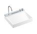 Умивальник Avalegra AquaUnit 580/475 без переливу QuickClean+ зі змішувачем, Chrome (22472000)