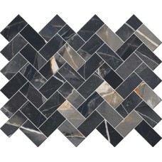 Мозаика 25X30 Calacata Black Luxor Negro Liso из коллекции Calacata Black Мозаика 25X30 Calacata Black Luxor Negro Liso из коллекции Calacata Black Calacata Black Керамическая плитка Grespania