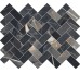 Мозаика 25X30 Calacata Black Luxor Negro Liso Grespania из коллекции Calacata Black Grespania