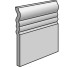 Плінтус (15x15) 23095 Skirting carrara Eq-22 - Carrara з колекції Carrara Equipe