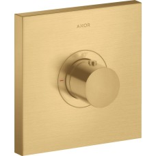 Термостат Axor ShowerSelect Highflow Square 36718250 Brushed Gold Optic