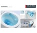 Інсталяція Koller Pool Dune 1200SL + Neon Chrome панель змиву + підвісний унітаз Round Smart Tornado 3,0 Koller Pool