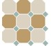 Плитка бело-желто-бирюзовая 30x30 Octagon Top Cer злекції Octagon TopCer