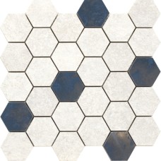 Мозаїка 28,3x29,4 D. Grunge White Hexa/As//C-Grunge-27959 з колекції Grunge Мозаїка 28,3x29,4 D. Grunge White Hexa/As//C-Grunge-27959 з колекції Grunge