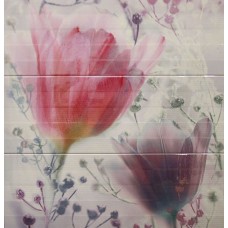 Декор (25x75) COMPOSICION 7010 LILA PRIMAVERA III (набор 3 шт.) из коллекции 7004.7005 Декор (25x75) COMPOSICION 7010 LILA PRIMAVERA III (набор 3 шт.) из коллекции 7004.7005 7010 Керамическая плитка Porcelanite Dos