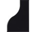 Плитка 8,3X12 Curve Black Glossy 28849 Equipe з колекції Curve Equipe