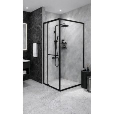 Душевая кабина Dakota Black 90х90х190 мм без поддона ( А0061287 ) Душевая кабина Dakota Black 90х90х190 мм без поддона ( А0061287 ) Душевые уголки на любой вкус — страница 24