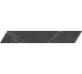 Плитка SCULTOREA DARK DIAMOND CHEVRON A B - 7.5x45 J475 Scultorea з колекції Scultorea Marca Corona