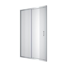Душевые двери раздвижные, двухэлементные Dakota 1200x1850 мм chrome, стекло 5мм clear Душевые двери раздвижные, двухэлементные Dakota 1200x1850 мм chrome, стекло 5мм clear