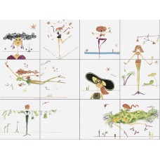 Декор (20x20) Mad (set 12pcs) (Bianco Extra) - Mad з колекції Mad