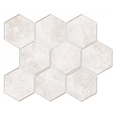 Мозаїка 29.2x35.5 Titanium Ivory Hex?gono Titanium з колекції Titanium Мозаїка 29.2x35.5 Titanium Ivory Hex?gono Titanium з колекції Titanium