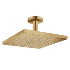 Верхний душ Raindance Select E 300 1jet Air EcoSmart с держателем к потолку, Brushed Bronze (26251140) RAINDANCE E
