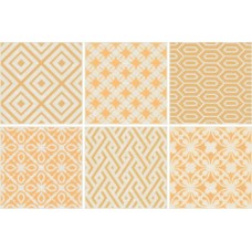 Clay Pattern Mustard Nat Luc 10x10 00G1D20 Clay Elios Ceramica