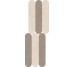 Мозаїка Krm Curves Avorio Fango - 20x60 KRM448N Khroma з колекції Khroma NovaBell