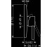 Змішувач Axor Starck Pin прихованого монтажу для душу, Brushed Gold Optic 10616250