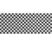 Бордюр (24x9.6) 76840- Listonewhite/Blackcheguered - F.1 Design з колекції F.1 Design Settecento