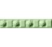Бордюр Cammeo Verde Craquele 3.5x20 Electa Ceramiche Grazia з колекції Electa Ceramiche Grazia