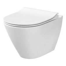 Унітаз підвісний City CleanOn з кришкою Slim дюропласт soft close SZCZ1001681773 Унітаз підвісний City CleanOn з кришкою Slim дюропласт soft close SZCZ1001681773