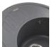 Гранітна мийка Globus Lux ARNO сірий металік 620х500мм-А0003 Globus Lux