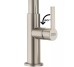 Смеситель Franke Maris Slim J Clear Water 120.0736.604 сталь Витрина