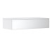 Тумба Xevolos E 1180/550 з 1 шухлядою та стільницею Matt White/Front Metallic White (54325320)