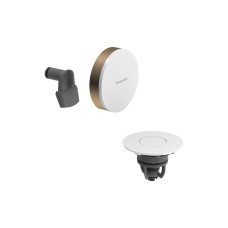 Наружная часть Exafill II к сифону на ванну с наполнением Brushed Bronze/White Gloss 58119140