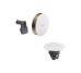 Зовнішня частина Exafill II до сифона на ванну з наповненням Brushed Bronze/White Gloss 58119140
