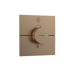 Термостат скрытого монтажа ShowerSelect Comfort E на 1 функцию, Brushed Bronze (15571140)