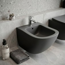 FLBS(BA) Fluid Биде подвесное, цвет Basalto (1 сорт)