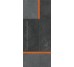 Плитка 120x280 167554 ANTHRACITE ORANGE SQUARE LOGO Tonino Lamborghini Korium из коллекции Tonino Lamborghini Korium