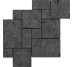 Мозаїка 30x30 Dark Grey Mosaico Modular - Biophilic - P009535 з колекції Biophilic Pastorelli
