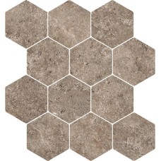 Мозаїка Lst Esagona Circle Earth - 30x34 LST667N Landstone з колекції Landstone