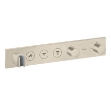 Термостат для 3-х потребителей Axor Select скрытый монтаж, Brushed Nickel 18356820 Термостат для 3-х потребителей Axor Select скрытый монтаж, Brushed Nickel 18356820