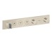 Термостат для 3-х потребителей Axor Select скрытый монтаж, Brushed Nickel 18356820