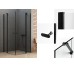 Душевая кабина квадратная NEW SOLEO BLACK 90x90x195 clear ACTIVE SHIELD 6мм