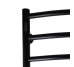 Рушникосушарка UNIO LDE W 1200-500-12 BLK Драбинка Дуга Еліт вода чорна UNIO