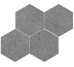Декор 30x30 Malla Hexa Basel Grafito-Basel-FKTE030101 з колекції Basel Roca
