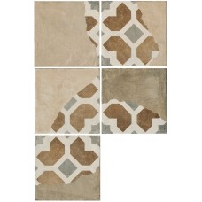 Декор (20x20) AG202W Worn Stony Sand - Argillae з колекції Argillae Декор (20x20) AG202W Worn Stony Sand - Argillae з колекції Argillae Argillae Керамічна плитка Fioranese