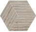Мозаика Ndw Esagona Bacchette Pepper - 35x40 NDW117N Nordic Wood из коллекции Nordic Wood NovaBell