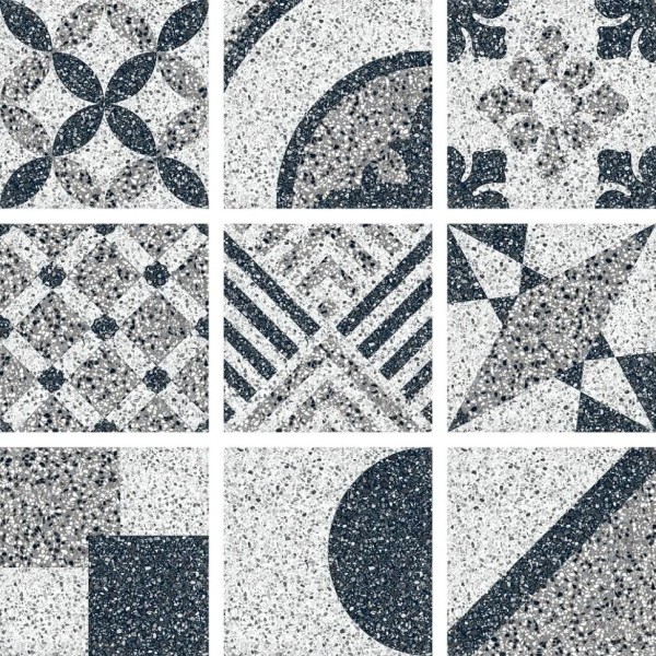Декор (25x25) cte-110 Terrazzo Decors Random Mix - Terrazzo з колекції Terrazzo Self