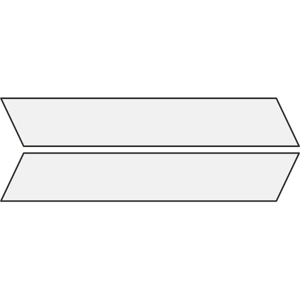 Плитка Kobe Chevron Statuarietto Lux - 7.5x59 DKPCH10RL Kobe з колекції Kobe Ascot