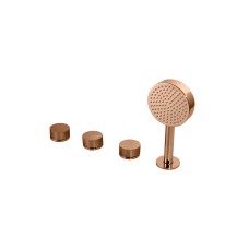 TONO, Нар. часть врезного смесителя на борт ванны на 4 отверстия, copper (100190574) TONO, Нар. часть врезного смесителя на борт ванны на 4 отверстия, copper (100190574)